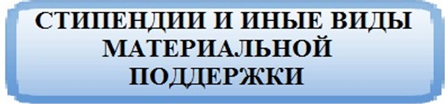 Стипендии и иные меры материальной поддержки обучающихся.